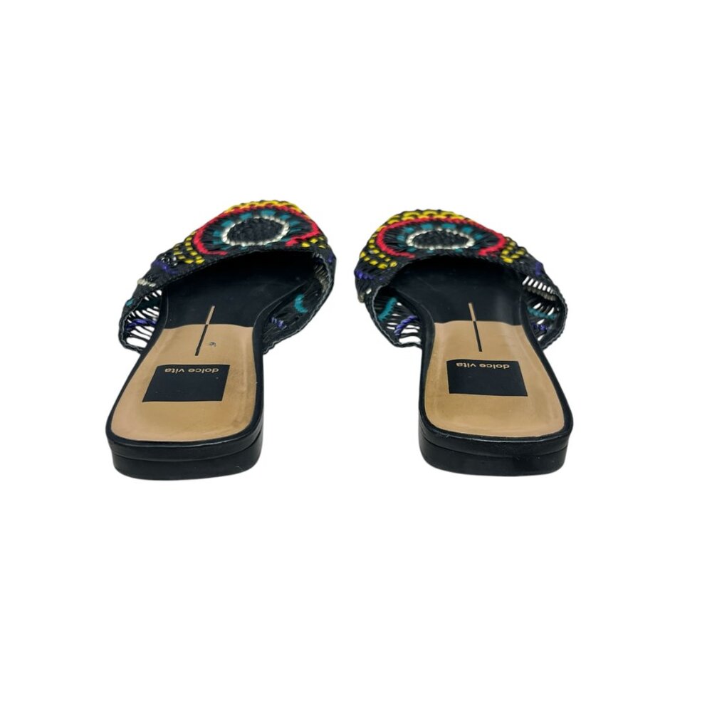Dolce Vita Baez Woven Womens Slip On Mule flats sandals Size 8.5 - Picture 4 of 8